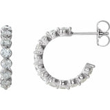 E125 ~ Moissanite Earring