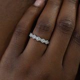 WB0184M ~ MOISSANITE BAND