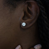 E127 ~ Moissanite Earrings