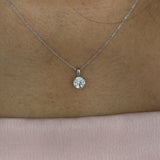 N208 ~ Moissanite Necklace