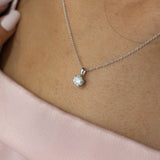 N208 ~ Moissanite Necklace