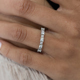 WB0180M ~ MOISSANITE BAND