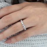 EBM0144 ~ MOISSANITE ETERNITY BAND