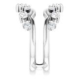 WB0187M ~ MOISSANITE RING GUARD