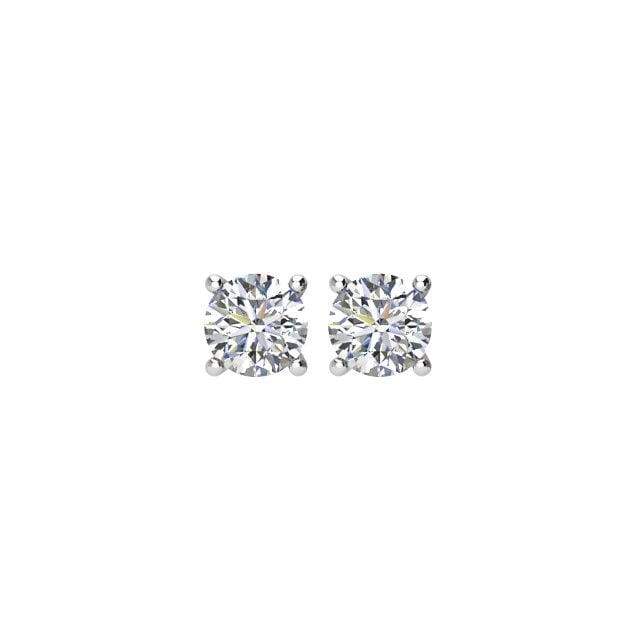 Earrings ~ 2.0Ct Moissanite 4 Prong Earrings - Earrings