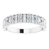WB0182M ~ MOISSANITE BAND