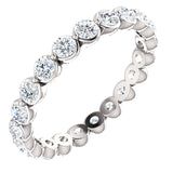 EBM080 ~ MOISSANITE ETERNITY BAND