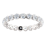 EBM080 ~ MOISSANITE ETERNITY BAND