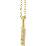 N221 ~ Moissanite Necklace