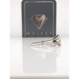 Alanna ~ 14Kw 8X6Mm Oval Moissanite Solitaire - Ring