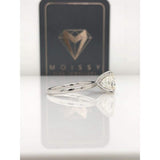 Ava ~ 18Kw 8X9Mm Elongated Cushion Moissanite Solitaire - Ring