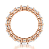 Ebm014 ~ Moissanite ~ 5.72 Oval Eternity Rose Gold Band - Bands