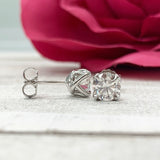E127 ~ Moissanite Earrings