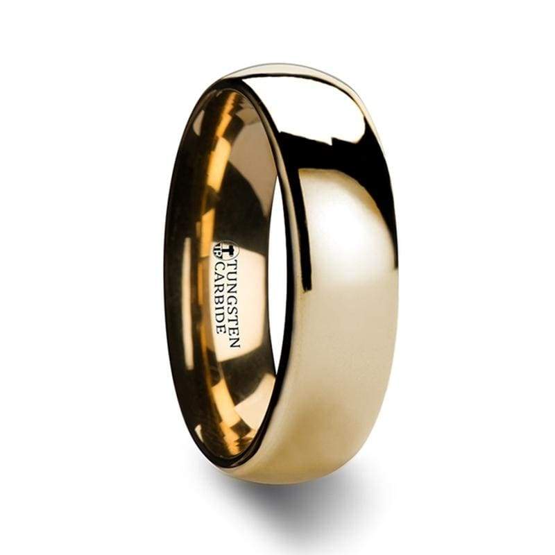ORO Domed Gold Tungsten Band ORO Domed Gold Tungsten Band