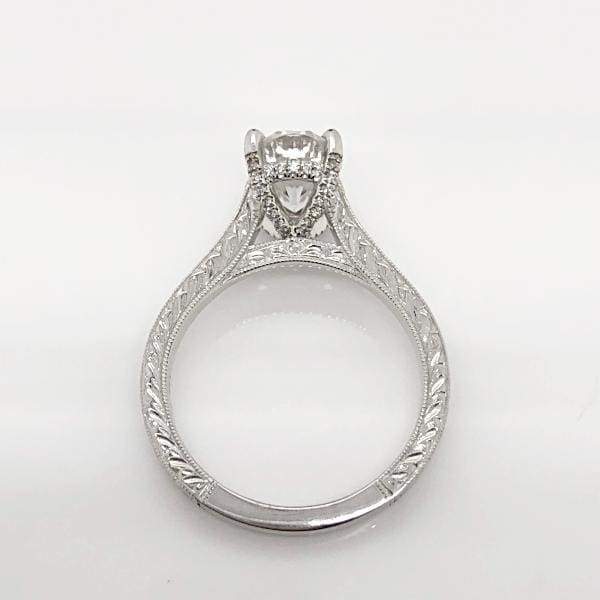 Ruby ~ 14K 9X7Mm Oval Moissanite Diamond Accents - Ring