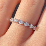 EBM0147 ~ MOISSANITE ETERNITY BAND