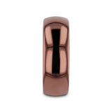 COFFEE Traditional Domed Espresso Tungsten Carbide Wedding Ring