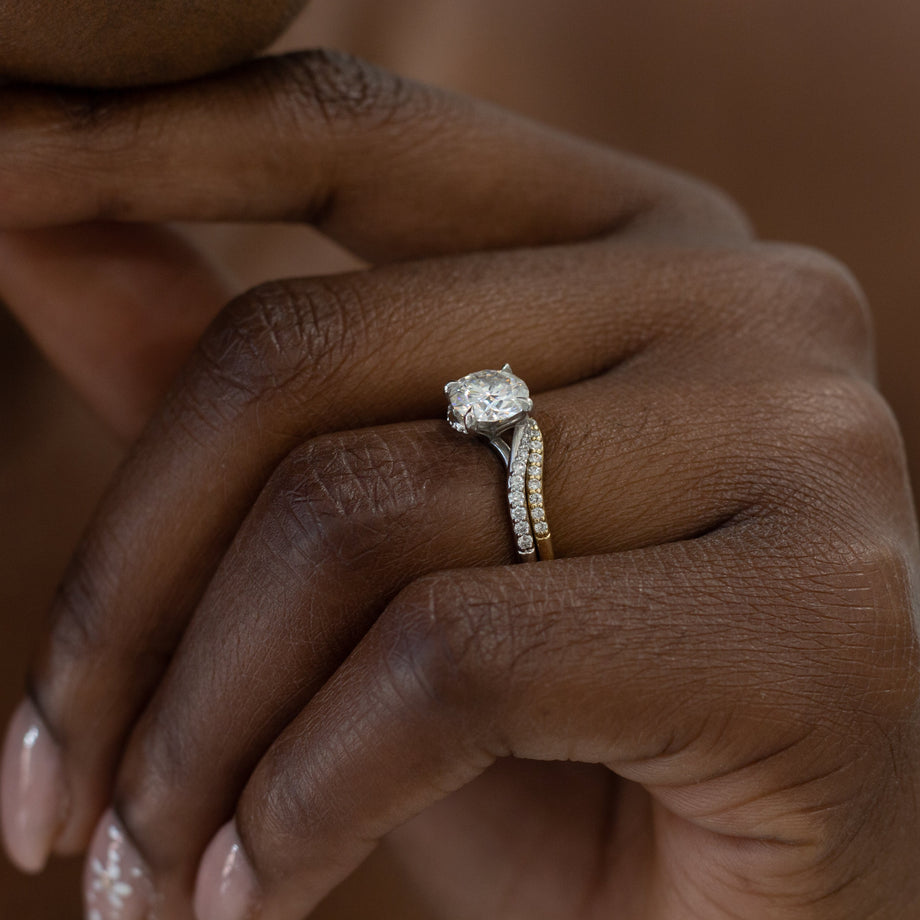 Moissanite Engagement & Wedding Rings Houston, TX & Gilbert, AZ