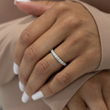 WBM0081 ~ MOISSANITE BAND