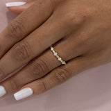 WB0192M ~ MOISSANITE  BAND