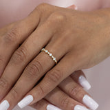 WB0192M ~ MOISSANITE  BAND