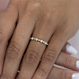 WB0192M ~ MOISSANITE  BAND