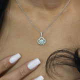 N212 ~ Moissanite Necklace