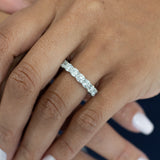 EBM013 ~ MOISSANITE ETERNITY BAND