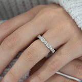 EBM0103 ~ MOISSANITE  BAND