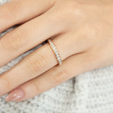 EB012 - MOISSANITE ROUND ETERNITY BAND