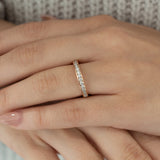 EB012 - MOISSANITE ROUND ETERNITY BAND