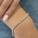 B014 ~ Moissanite S-Link Tennis Bracelet