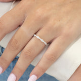 WB0210M ~ MOISSANITE BAND