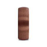 JAVA Domed with Brushed Finish Espresso Tungsten Band