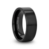 MORPHEUS Flat Black Tungsten Ring