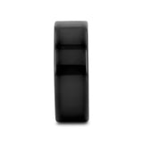 MORPHEUS Flat Black Tungsten Ring