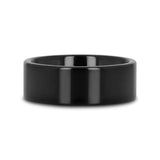 MORPHEUS Flat Black Tungsten Ring