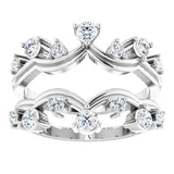 WB0187M ~ MOISSANITE RING GUARD