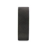 MIDNIGHT Flat Black Titanium Ring with Knurled Finish