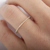 FLASH SALE ~ 18K Yellow Gold ~ WB059 ~ DIAMOND BAND