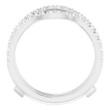 WB0146M ~ MOISSANITE RING GUARD