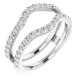 WB0146M ~ MOISSANITE RING GUARD