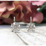 Earrings ~ 3Ctw Moissanite Dangle Earrings - Earrings