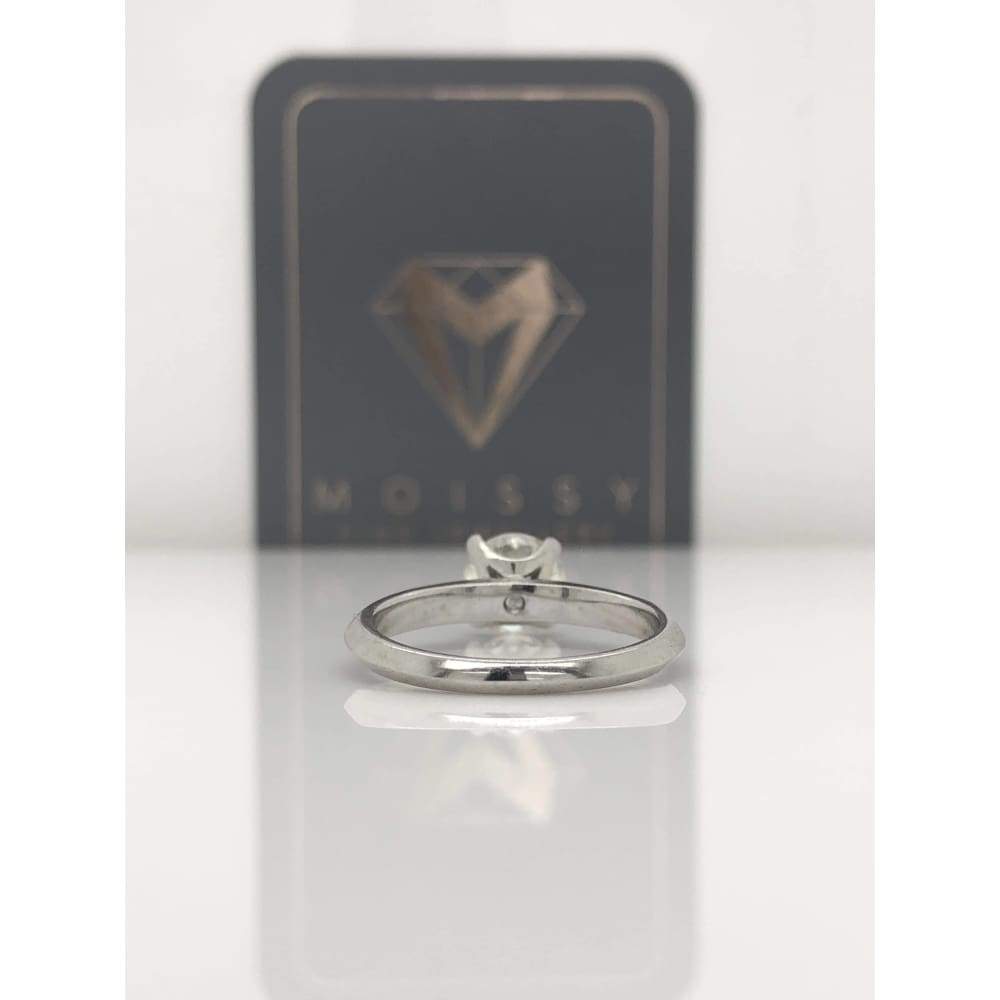 Erica ~ 14Kw 7Mm Round Moissanite Solitaire - Ring