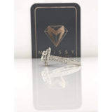 Eternal Collection - Halle ~ 18K 6.5Mm~ Round Moissanite Diamond Halo And Band - Ring