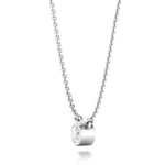 Necklace ~ Solo Moissanite Solitaire Pendant - Necklace
