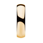 Oro Domed Gold Tungsten Wedding Ring - Mens Rings