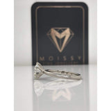 Reagan ~ 14K 7Mm Round 1.25Ct Moissanite Solitaire - Ring