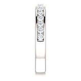 Wbm0084 ~ 14Kw ~ 0.48Ct Channel Set Band - Bands