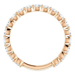 Wbm0086 ~ 14Kr - 1.17Ctw Single Prong Set Band - Bands